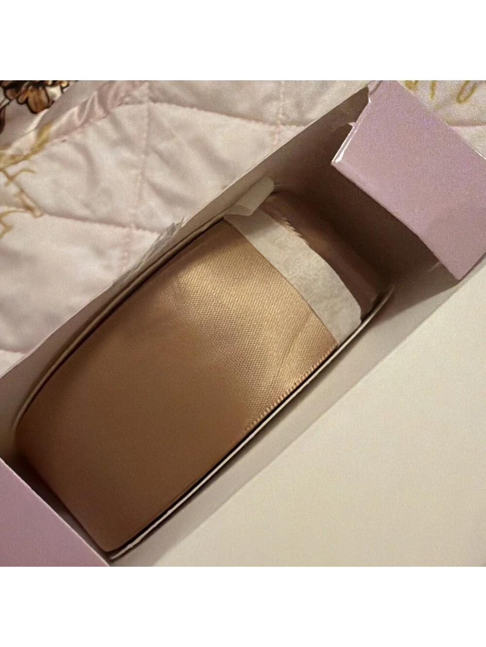 1-1/2 Inch x 50 Yards Champagne Gold Double Face Satin Ribbon For Gift Wrapping